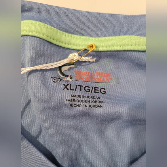 Bass Pro Shops Blue Performance Tee - Picture 4 of 6